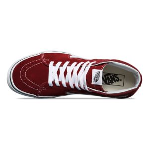 Vans Bayan Spor Ayakkabı Sk8-Hi Kahverengi/Beyaz | 46499-422